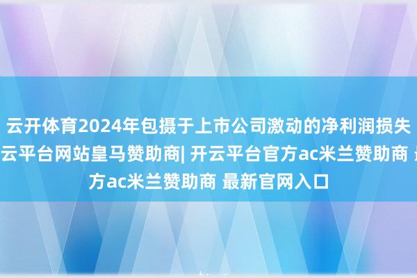 云开体育2024年包摄于上市公司激动的净利润损失约53亿元-开云平台网站皇马赞助商| 开云平台官方ac米兰赞助商 最新官网入口