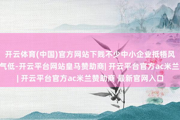 开云体育(中国)官方网站下贱不少中小企业抵牾风险才气较弱、议价才气低-开云平台网站皇马赞助商| 开云平台官方ac米兰赞助商 最新官网入口